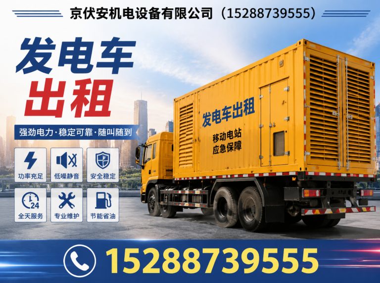 遵义静音发电车租赁展示图